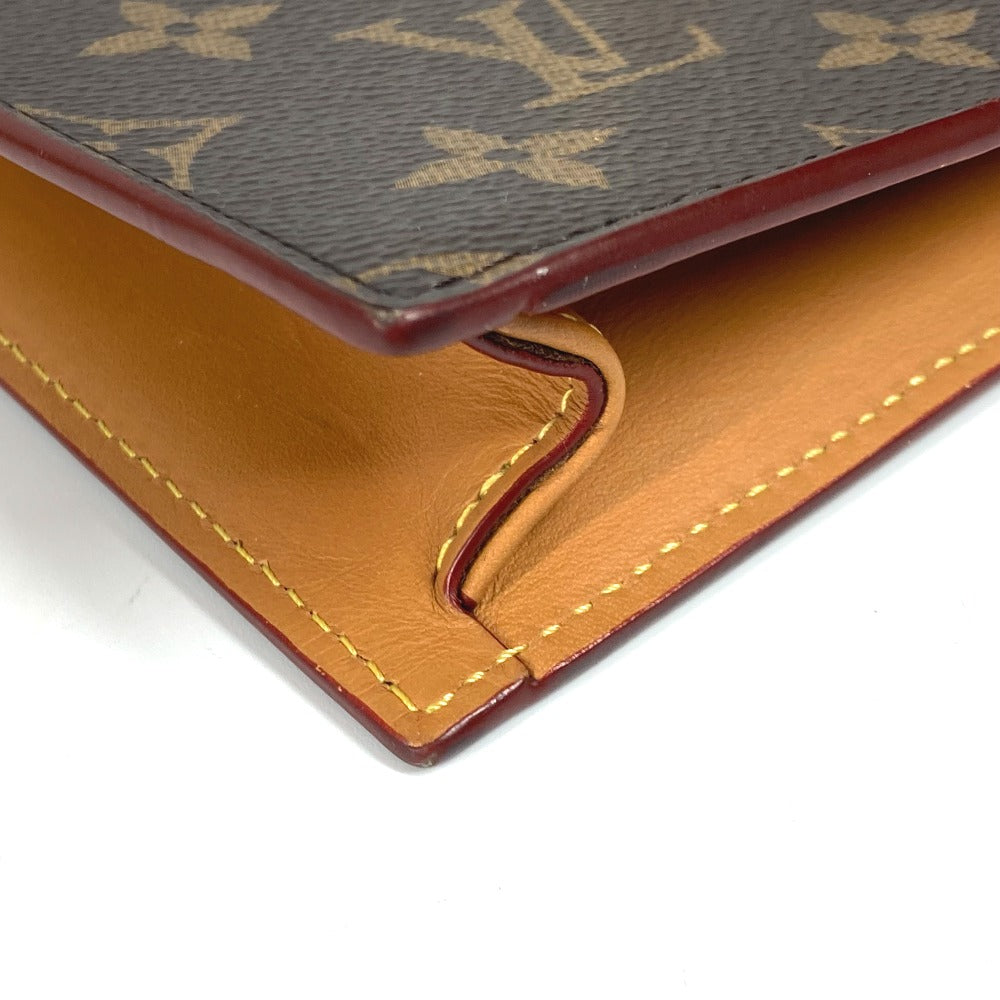 LOUIS VUITTON M55646 モノグラム チェーンクラッチ カバン ポーチ バッグ チェーン クラッチバッグ モノグラムキャンバス ユニセックス ブラウン - brandshop-reference