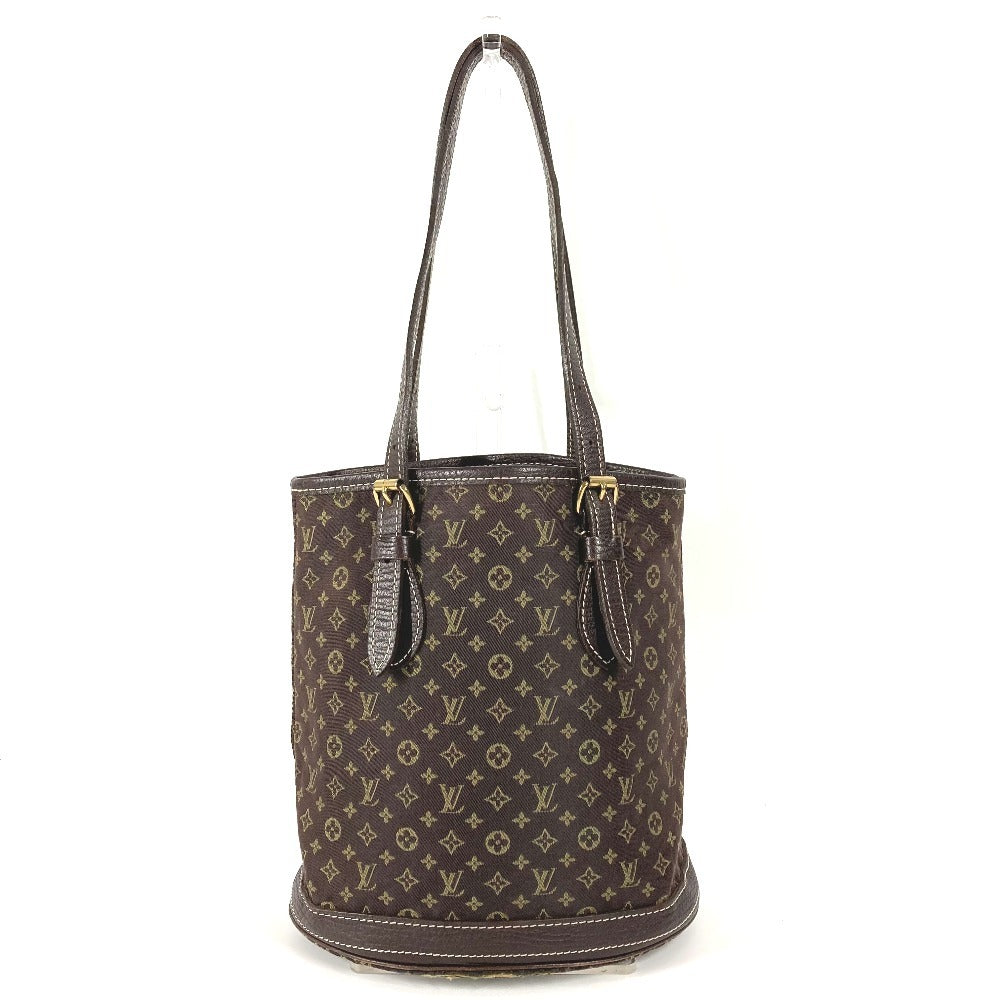 LOUIS VUITTON M95226 Monogram Mini Bucket PM Handbag Bag Shoulder Bucket Shoulder Bag Monogram Mini Canvas Ladies Fuzan Brown