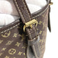 LOUIS VUITTON M95226 Monogram Mini Bucket PM Handbag Bag Shoulder Bucket Shoulder Bag Monogram Mini Canvas Ladies Fuzan Brown