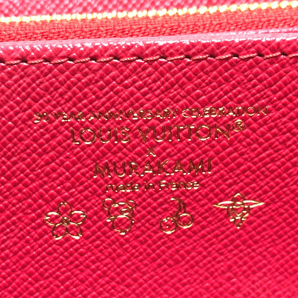 LOUIS VUITTON M14240 村上隆コラボ モノグラム LV × TM ジッピー・ウォレット 財布 ウォレット サクランボ チェリー 長財布 モノグラムキャンバス ユニセックス ホワイト - brandshop-reference