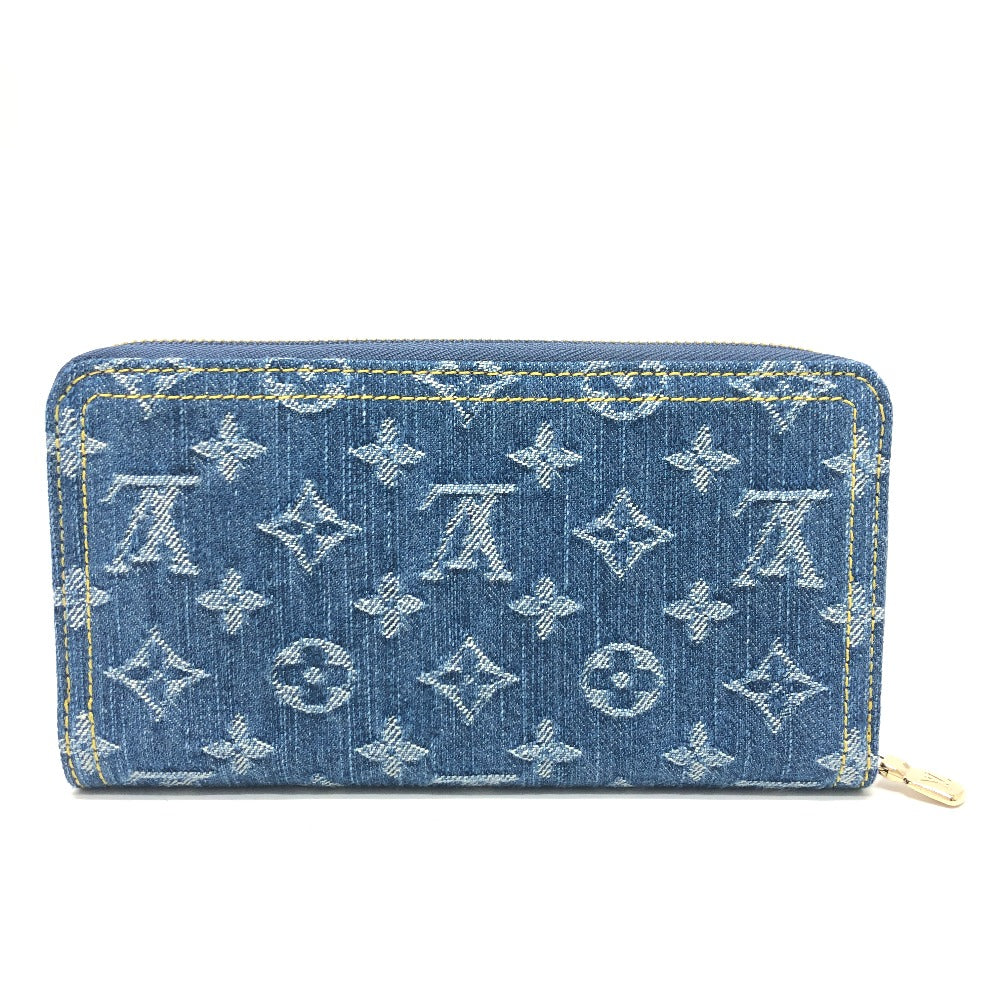 LOUIS VUITTON M23161 村上隆コラボ モノグラムデニム LV × TM ジッピー・ウォレット 財布 ウォレット サクランボ チェリー 長財布 ユニセックス ブルー - brandshop-reference