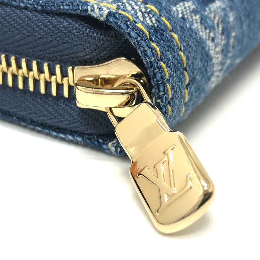 LOUIS VUITTON M23161 村上隆コラボ モノグラムデニム LV × TM ジッピー・ウォレット 財布 ウォレット サクランボ チェリー 長財布 ユニセックス ブルー - brandshop-reference