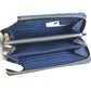 LOUIS VUITTON M23161 村上隆コラボ モノグラムデニム LV × TM ジッピー・ウォレット ロングウォレット ラウンドファスナー 長財布 ユニセックス ブルー