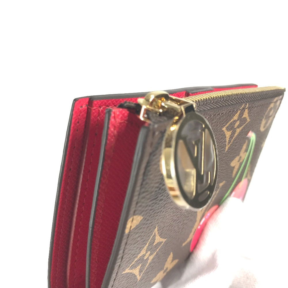 LOUIS VUITTON M13420 村上隆コラボ モノグラム LV × TM ポルトフォイユ・リサ コンパクトウォレット 2つ折り財布 モノグラムキャンバス ユニセックス ブラウン - brandshop-reference