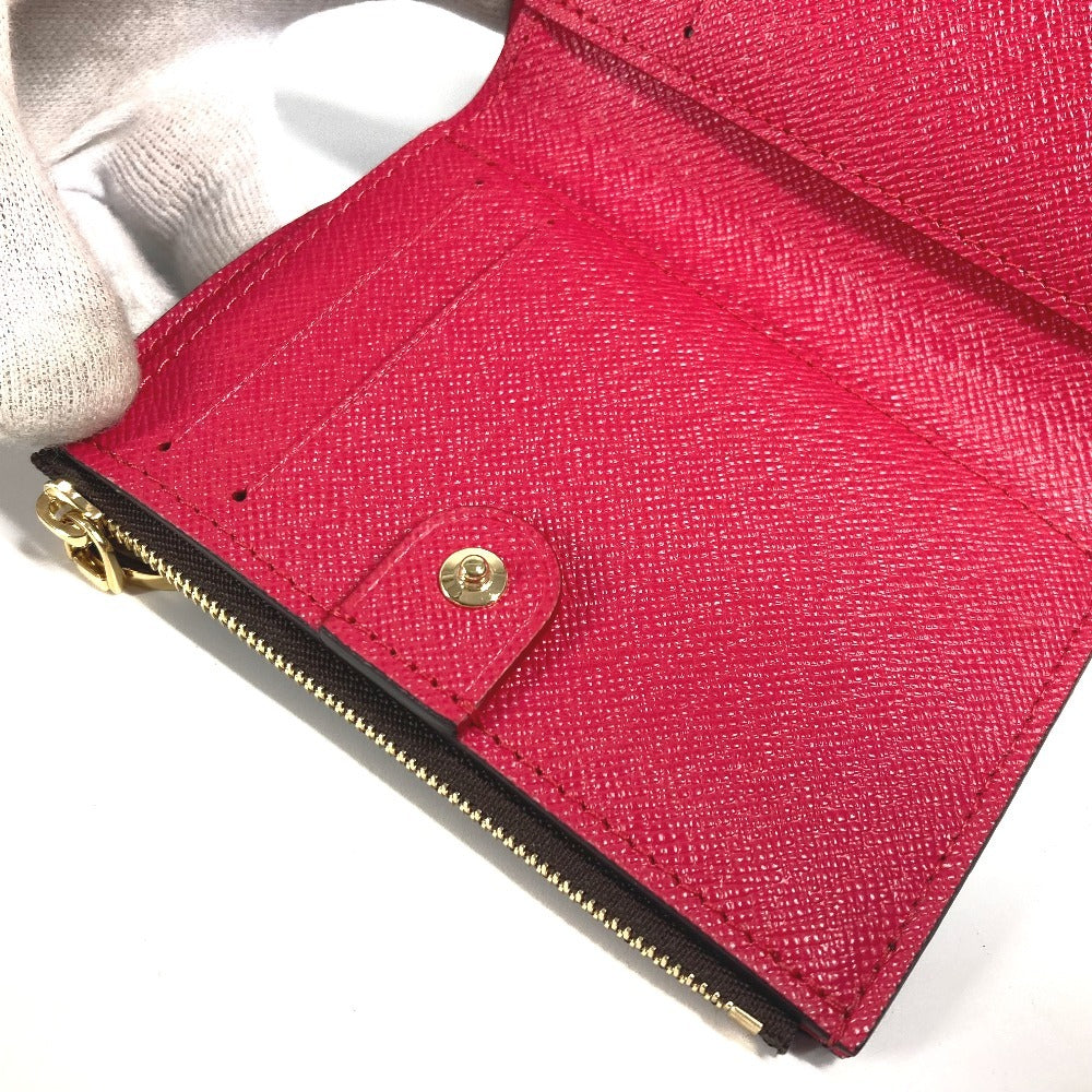 LOUIS VUITTON M13420 Takashi Murakami Collaboration Monogram LV × TM Portefeuille Lisa Cherry Cherry Compact Wallet Bifold Wallet Monogram Canvas Women's Brown
