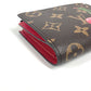 LOUIS VUITTON M13420 Takashi Murakami Collaboration Monogram LV × TM Portefeuille Lisa Cherry Cherry Compact Wallet Bifold Wallet Monogram Canvas Women's Brown
