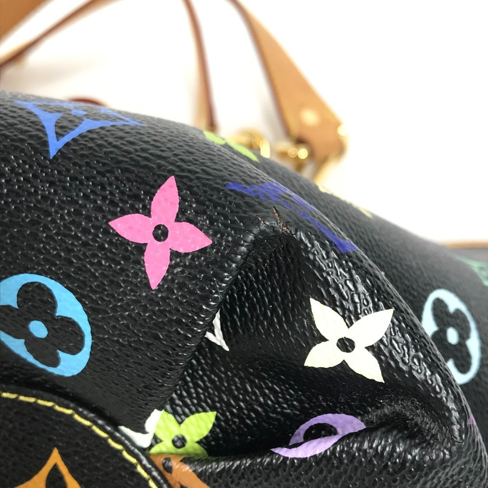 LOUIS VUITTON M40304 モノグラム マルチカラー アニーGM 肩掛け カバン トートバッグ Wチェーン リボン ショルダーバッグ モノグラムマルチカラーキャンバス レディース ノワール ブラック - brandshop-reference