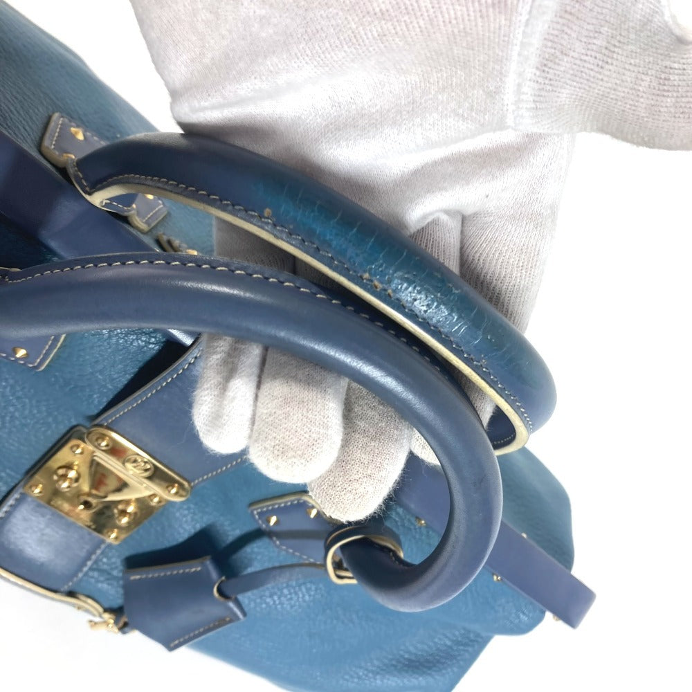 LOUIS VUITTON スハリ アンジェニューGM トートバッグ カバン ハンドバッグ スハリレザー レディース ブルー - brandshop-reference