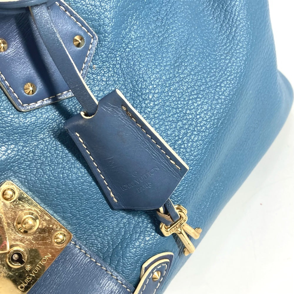 LOUIS VUITTON スハリ アンジェニューGM トートバッグ カバン ハンドバッグ スハリレザー レディース ブルー - brandshop-reference