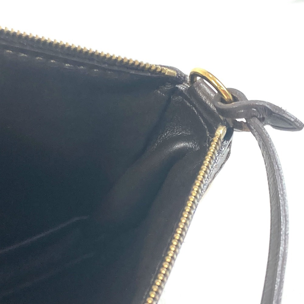 LOUIS VUITTON M95162 モノグラムチャーム ポシェット アクセソワール 肩掛け カバン チェーン柄 ポーチ ショルダーバッグ ビニール レディース ブラウン - brandshop-reference