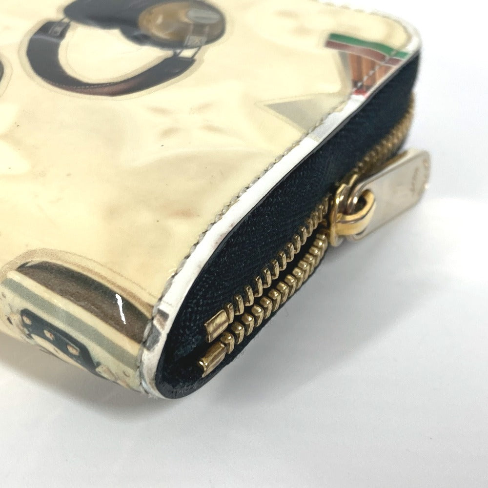 LOUIS VUITTON M50372 ニコラジェスキュール ジッピーコインパース ラウンドファスナー 財布 小銭入れ コインケース パテントレザー レディース ホワイト - brandshop-reference