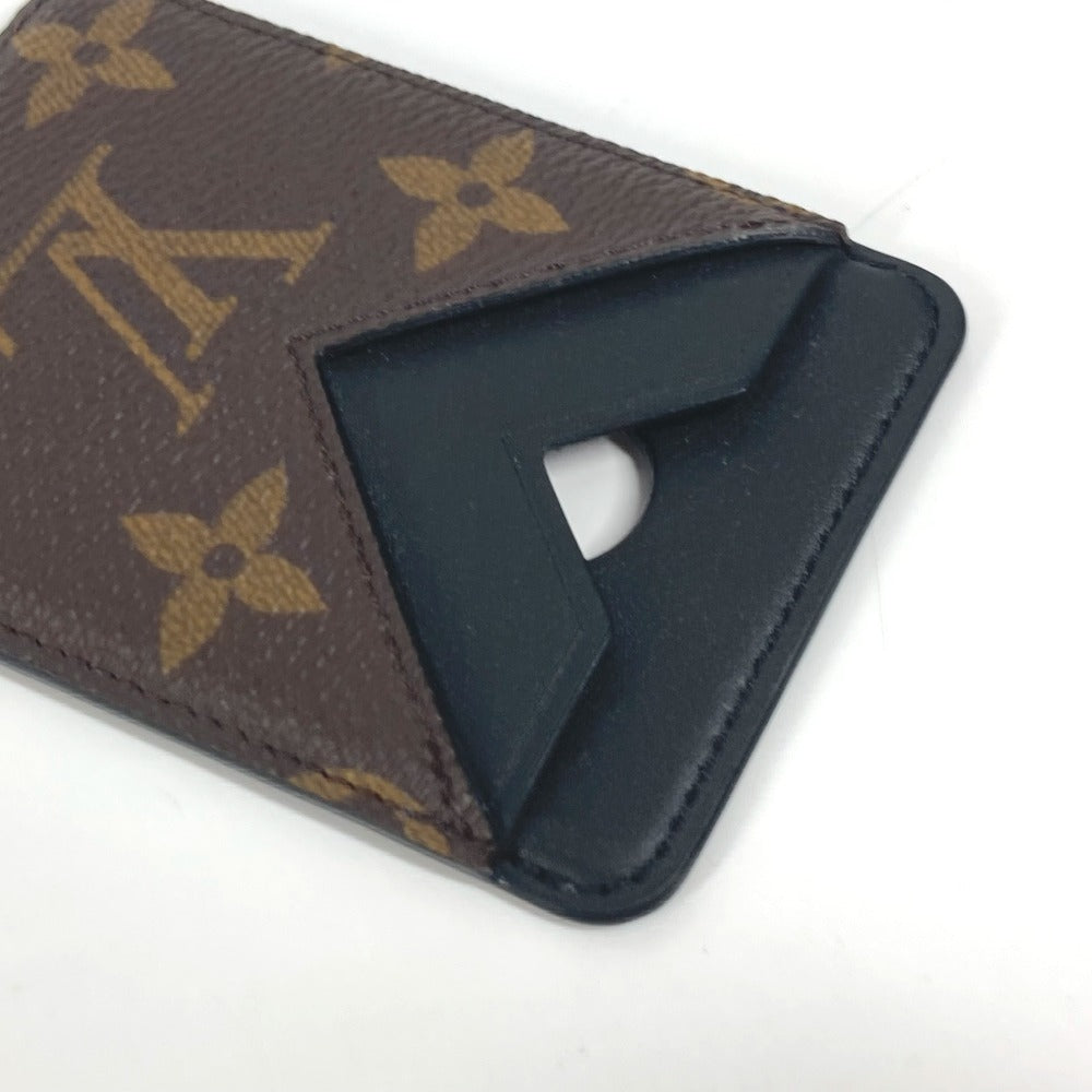 LOUIS VUITTON M13185 モノグラムマカサー ポルト カルト・マグネット 名刺入れ パスケース カードケース モノグラムマカサーキャンバス ユニセックス ブラウン - brandshop-reference