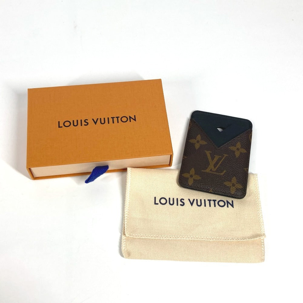 LOUIS VUITTON M13185 モノグラムマカサー ポルト カルト・マグネット 名刺入れ パスケース カードケース モノグラムマカサーキャンバス ユニセックス ブラウン - brandshop-reference
