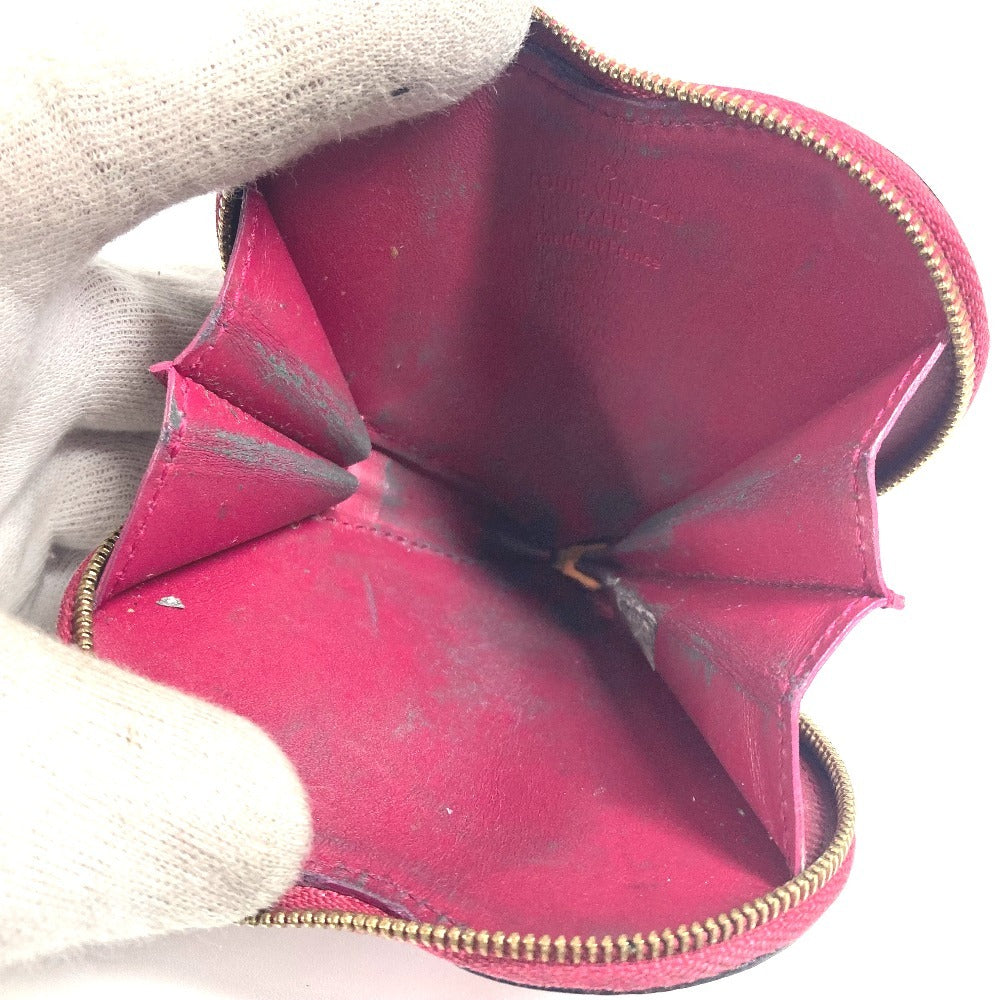 LOUIS VUITTON M90006 モノグラムヴェルニ ポルト モネ・クール 財布 小銭入れ ハート型 チェーン コインケース モノグラムヴェルニ レディース ローズアンディアン パープル - brandshop-reference