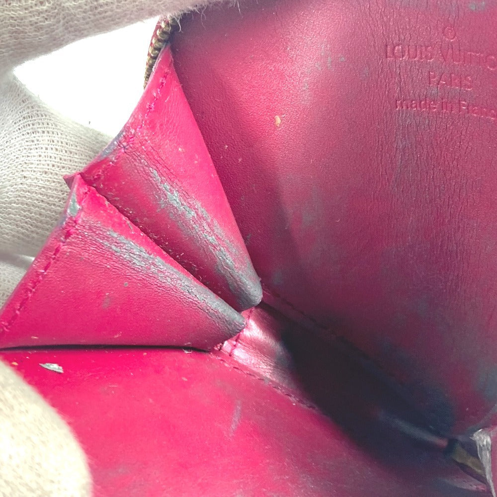 LOUIS VUITTON M90006 モノグラムヴェルニ ポルト モネ・クール 財布 小銭入れ ハート型 チェーン コインケース モノグラムヴェルニ レディース ローズアンディアン パープル - brandshop-reference