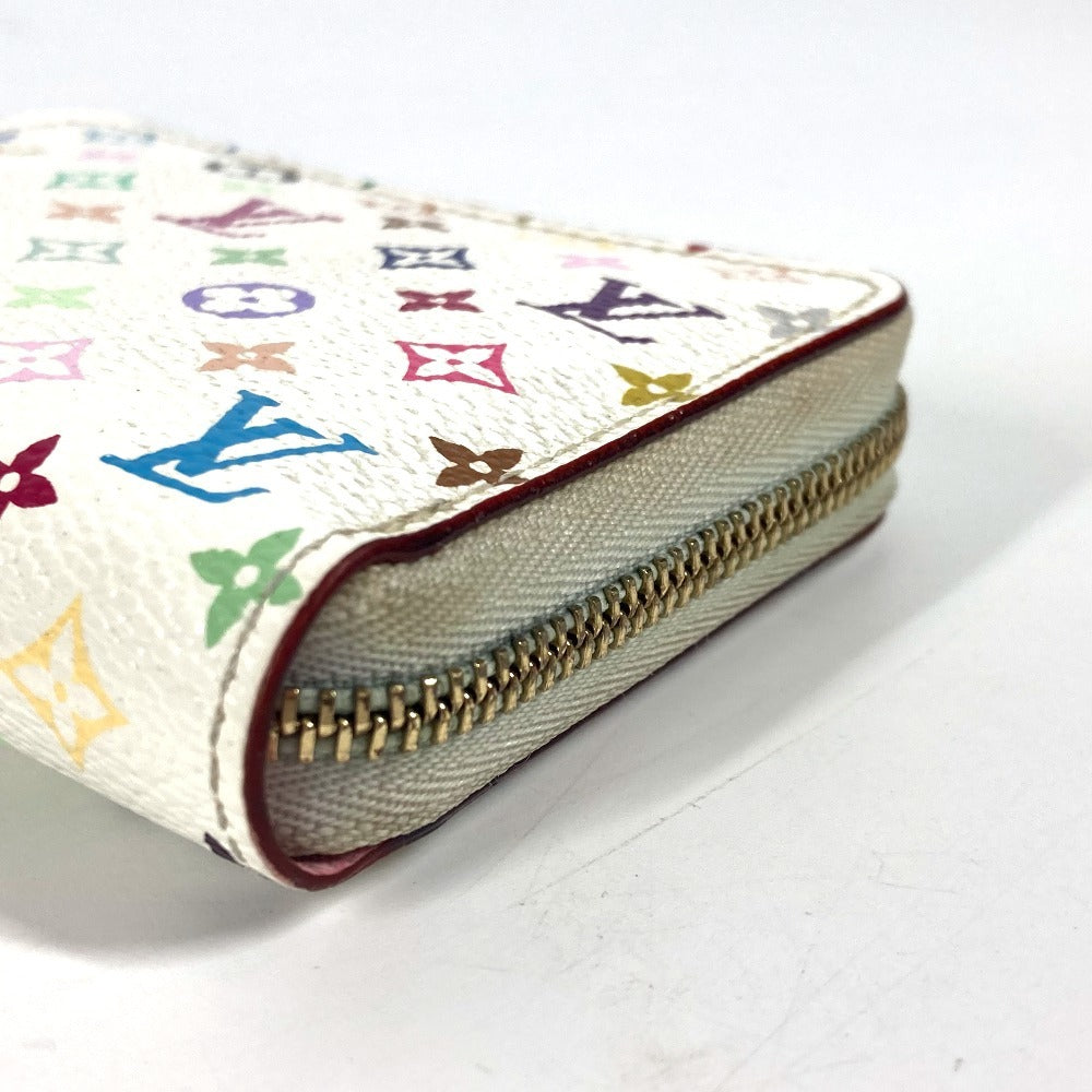LOUIS VUITTON M93741 モノグラム・マルチカラー ジッピー・コインパース 財布 小銭入れ ラウンドファスナー コインケース モノグラムマルチカラーキャンバス レディース リッチ ホワイト - brandshop-reference