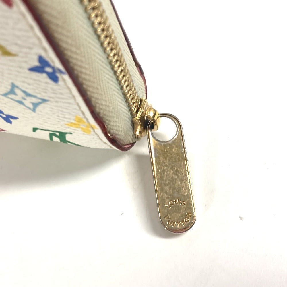 LOUIS VUITTON M93741 モノグラム・マルチカラー ジッピー・コインパース 財布 小銭入れ ラウンドファスナー コインケース モノグラムマルチカラーキャンバス レディース リッチ ホワイト - brandshop-reference