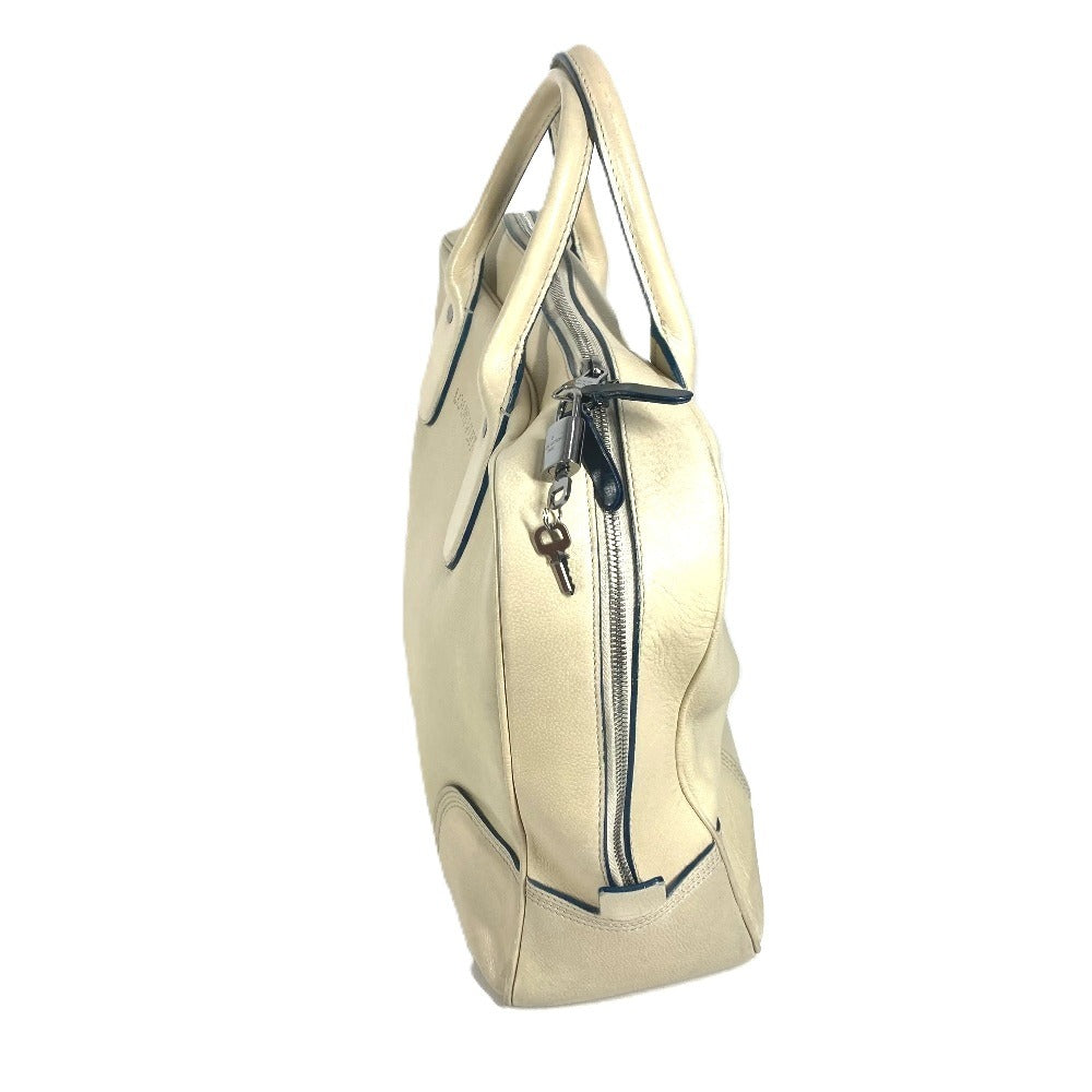 LOUIS VUITTON M95779 ハンドバッグ カバン キュイール・シワ ボストンバッグ カバン ビジネスバッグ レザー ユニセックス エクリュ ホワイト - brandshop-reference