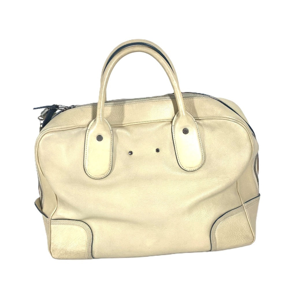 LOUIS VUITTON M95779 ハンドバッグ カバン キュイール・シワ ボストンバッグ カバン ビジネスバッグ レザー ユニセックス エクリュ ホワイト - brandshop-reference