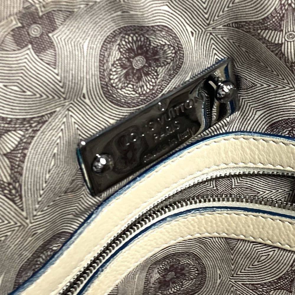 LOUIS VUITTON M95779 ハンドバッグ カバン キュイール・シワ ボストンバッグ カバン ビジネスバッグ レザー ユニセックス エクリュ ホワイト - brandshop-reference