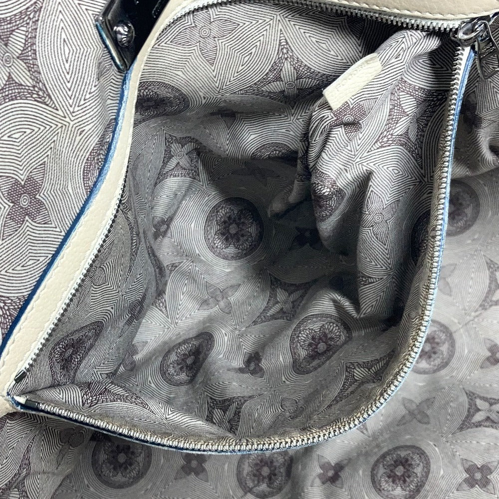LOUIS VUITTON M95779 ハンドバッグ カバン キュイール・シワ ボストンバッグ カバン ビジネスバッグ レザー ユニセックス エクリュ ホワイト - brandshop-reference
