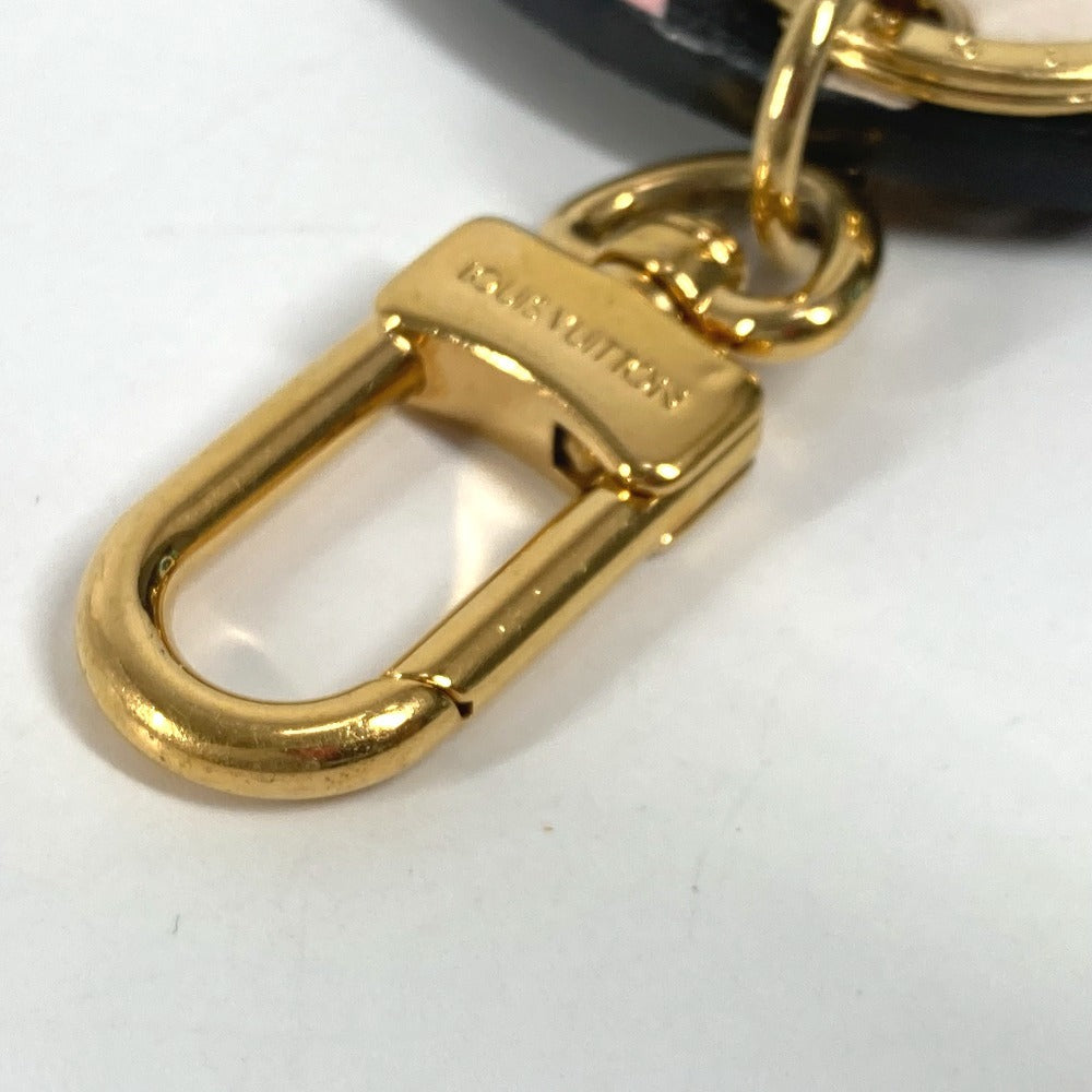 LOUIS VUITTON MP3070 ポルト クレ・イリュストレ ワイルド・アット・ハート バッグチャーム キーホルダー レザー ユニセックス ベージュ - brandshop-reference