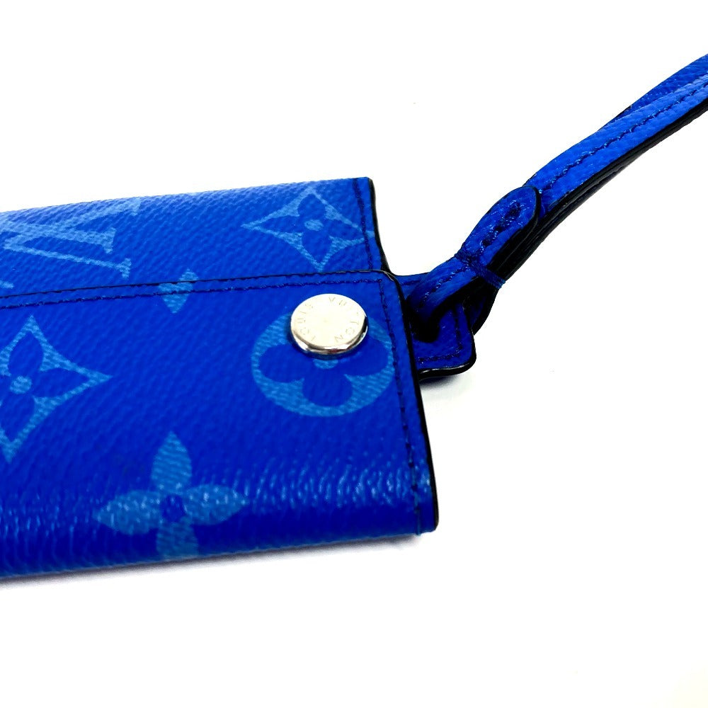 LOUIS VUITTON M83154 タイガラマ ポルト カルト オンストラップ 財布 小銭入れ ストラップ付 カードケース コインケース モノグラムキャンバス ユニセックス ブルー - brandshop-reference