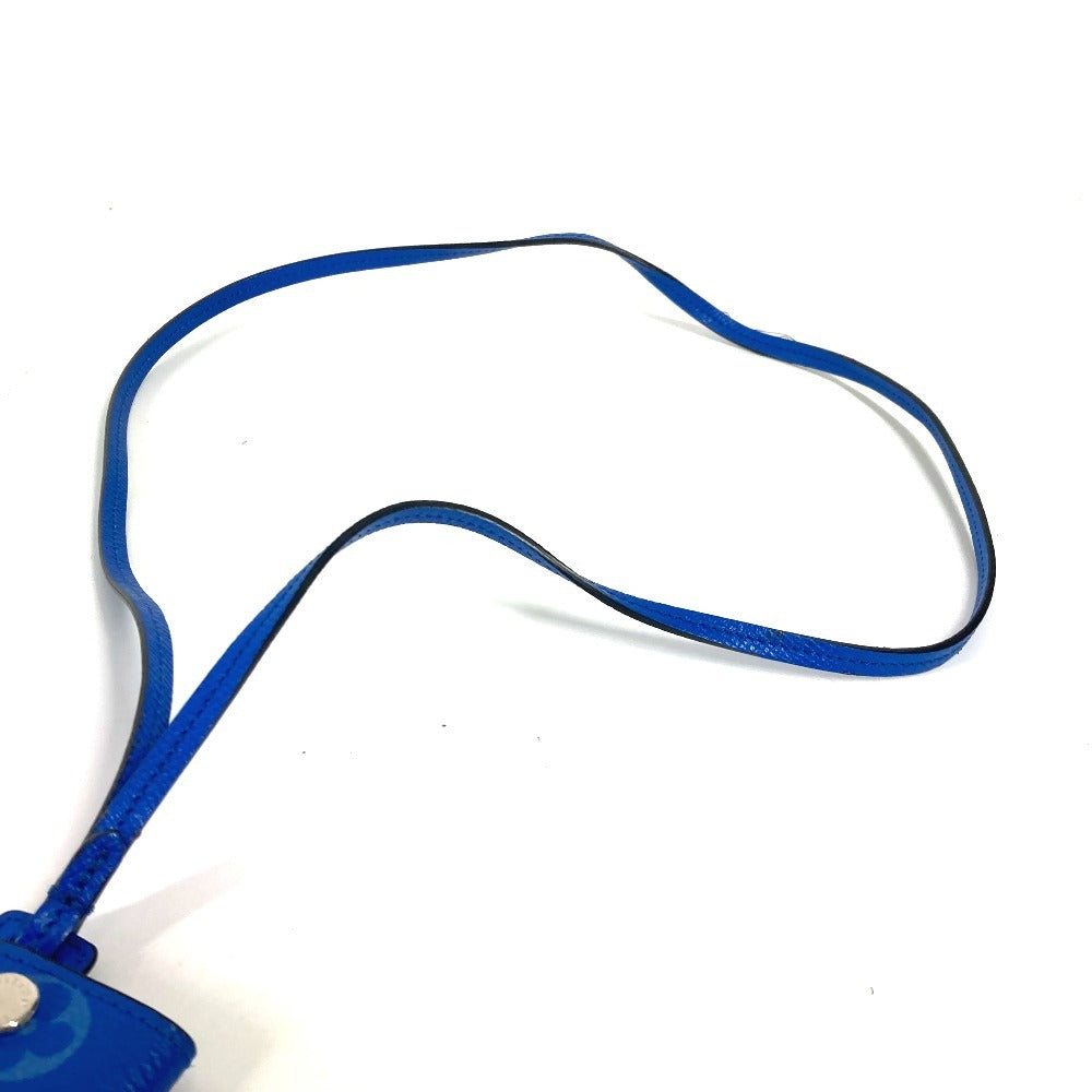 LOUIS VUITTON M83154 タイガラマ ポルト カルト オンストラップ 財布 小銭入れ ストラップ付 カードケース コインケース モノグラムキャンバス ユニセックス ブルー - brandshop-reference