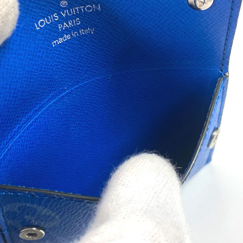 LOUIS VUITTON M83154 タイガラマ ポルト カルト オンストラップ 財布 小銭入れ ストラップ付 カードケース コインケース モノグラムキャンバス ユニセックス ブルー - brandshop-reference