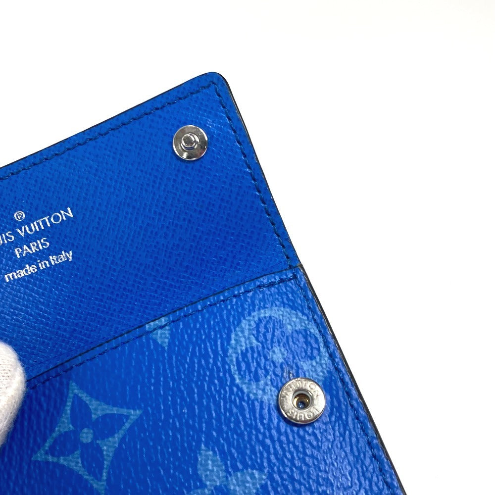 LOUIS VUITTON M83154 タイガラマ ポルト カルト オンストラップ 財布 小銭入れ ストラップ付 カードケース コインケース モノグラムキャンバス ユニセックス ブルー - brandshop-reference