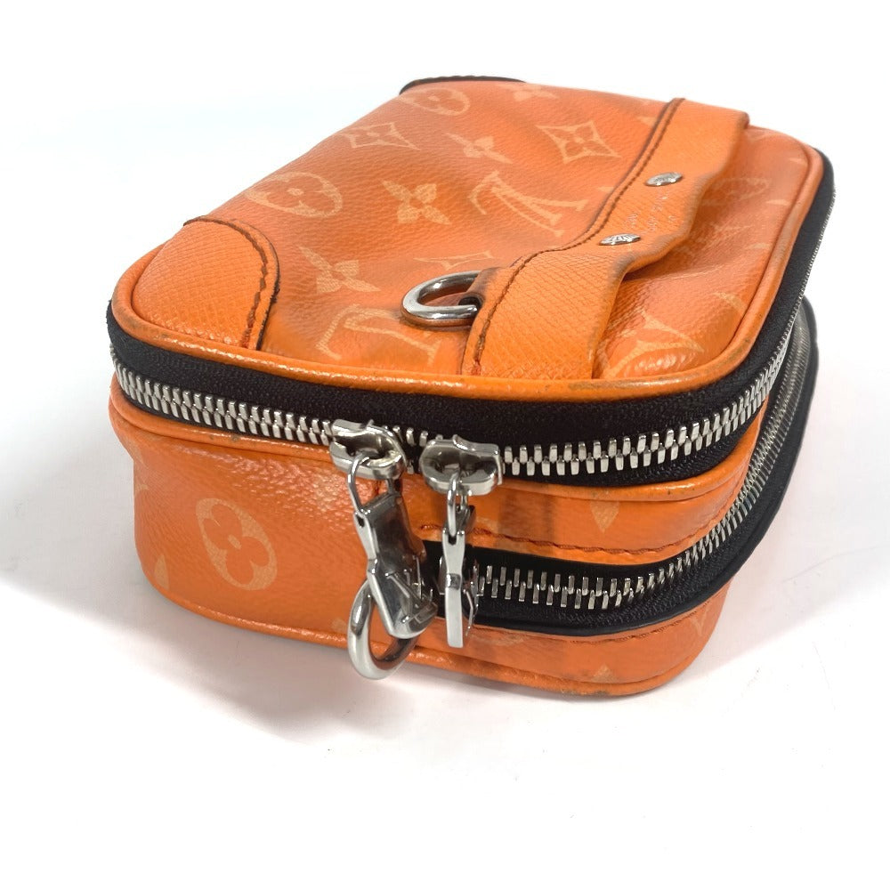 LOUIS VUITTON M31073 タイガラマ アルファ ウェアラブルウォレットNV 斜め掛け カバン ポシェット ショルダーバッグ モノグラムキャンバス ユニセックス オレンジ - brandshop-reference