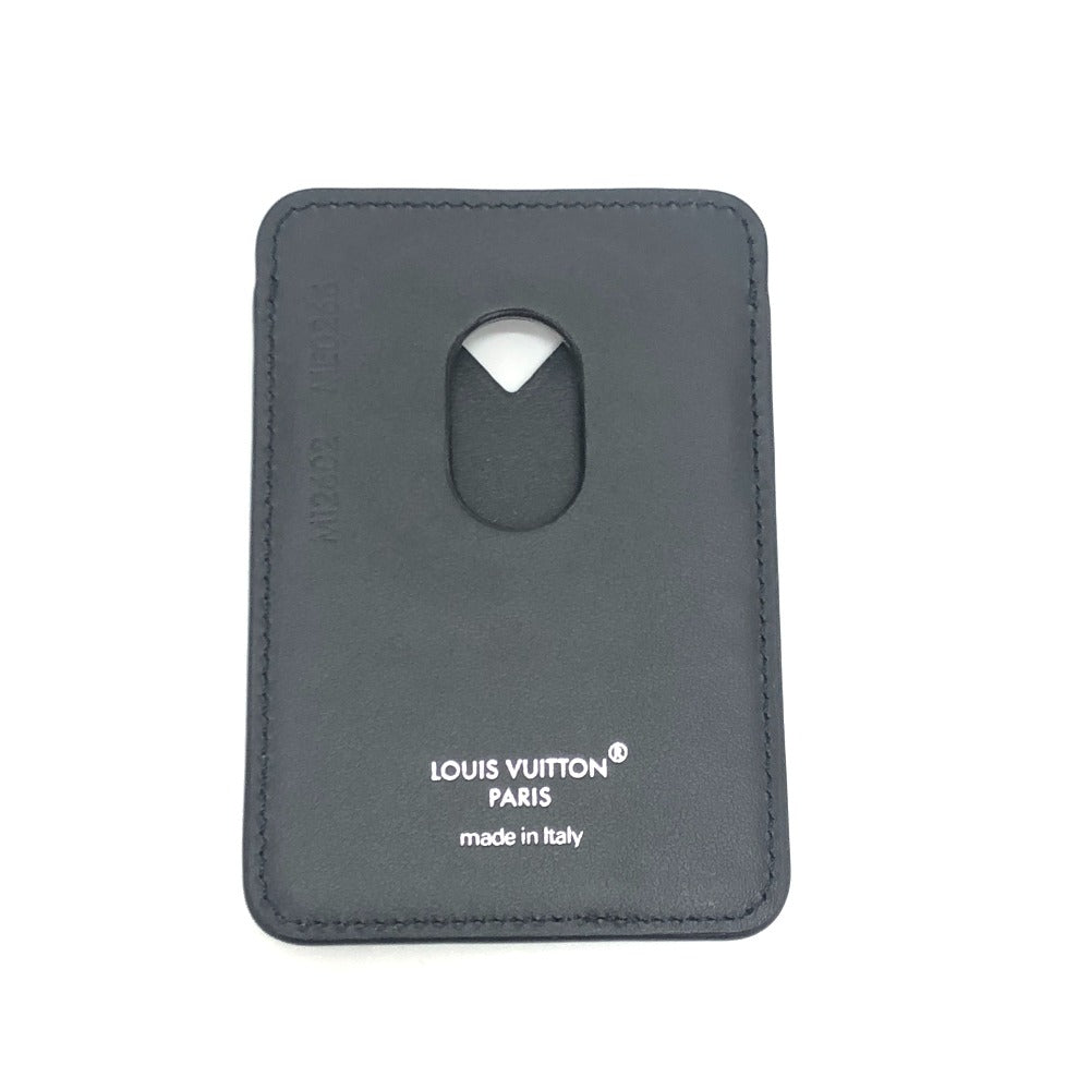 LOUIS VUITTON M12602 ポルト カルト･マグネット フォンアクセサリー カードケース モノグラムエクリプスキャンバス メンズ ブラック