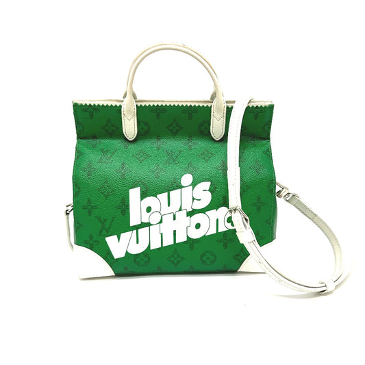 LOUIS VUITTON M80815 エブリディLVリッター 2WAY 斜め掛け 肩掛け カバン ハンドバッグ モノグラムキャンバス レディース グリーン - brandshop-reference