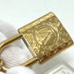 LOUIS VUITTON M01314 Chain-nanogram Icon Key ring Key Holder Bag Charm Metal Gold Used