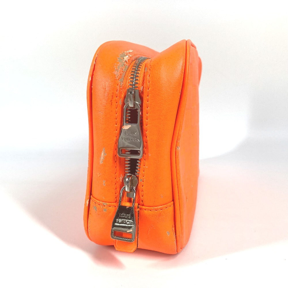 LOUIS VUITTON N23348 ダミエ・アンフィニ トゥルーストワレット セカンドバッグ クラッチバッグ メイクポーチ 化粧ポーチ ポーチ ダミエアンフィニレザー ユニセックス オレンジ - brandshop-reference
