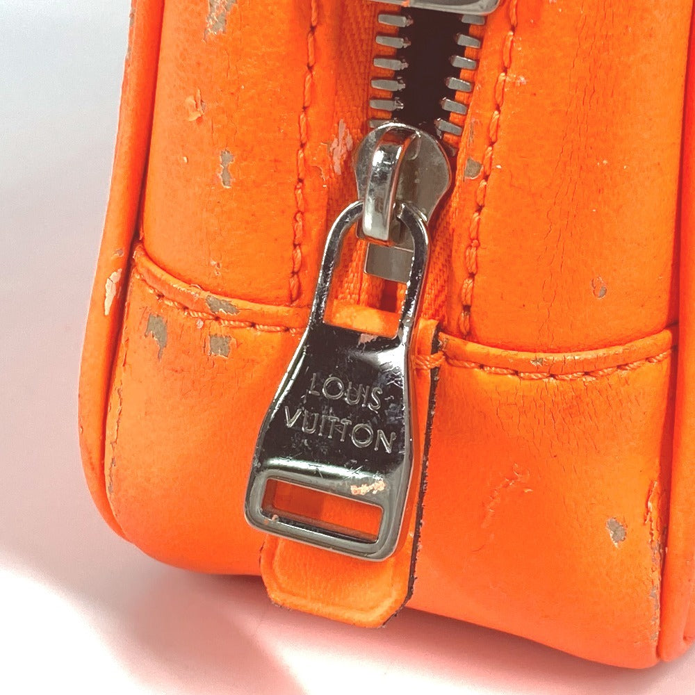 LOUIS VUITTON N23348 ダミエ・アンフィニ トゥルーストワレット セカンドバッグ クラッチバッグ メイクポーチ 化粧ポーチ ポーチ ダミエアンフィニレザー ユニセックス オレンジ - brandshop-reference