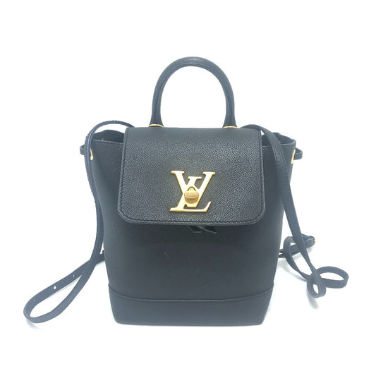 LOUIS VUITTON M54573 ロックミー バックパック リュックサック カバン リュックサック レザー レディース ブラック - brandshop-reference