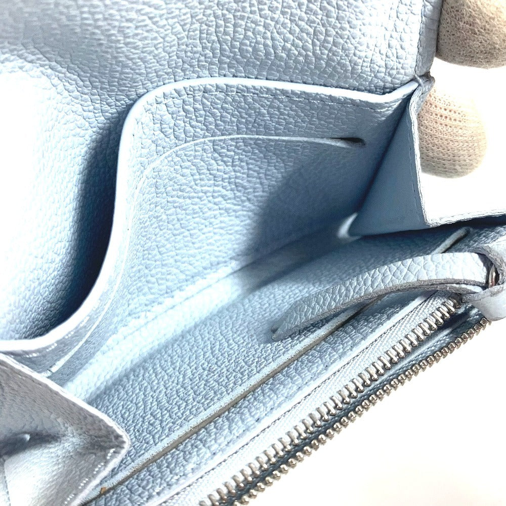 LOUIS VUITTON M83641 モノグラムアンプラント ポルトモネ・ロザリ コンパクトウォレット 2つ折り財布 モノグラムアンプラントレザー レディース ウォッシュドブルー ブルー - brandshop-reference