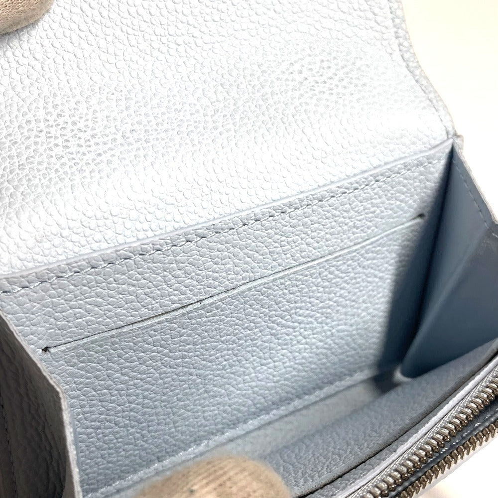 LOUIS VUITTON M83641 モノグラムアンプラント ポルトモネ・ロザリ コンパクトウォレット 2つ折り財布 モノグラムアンプラントレザー レディース ウォッシュドブルー ブルー - brandshop-reference