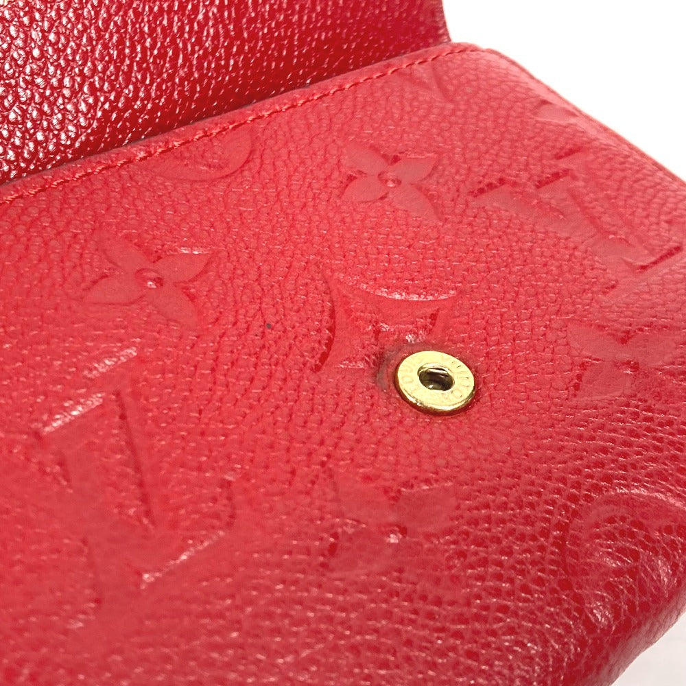 LOUIS VUITTON M60634 モノグラムアンプラント ポシェットクレ 財布 小銭入れ キーリング付き コインケース モノグラムアンプラントレザー レディース スリーズ レッド - brandshop-reference