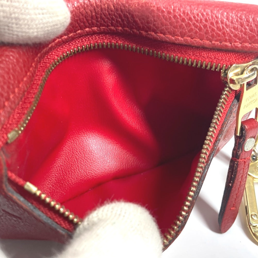 LOUIS VUITTON M60634 モノグラムアンプラント ポシェットクレ 財布 小銭入れ キーリング付き コインケース モノグラムアンプラントレザー レディース スリーズ レッド - brandshop-reference