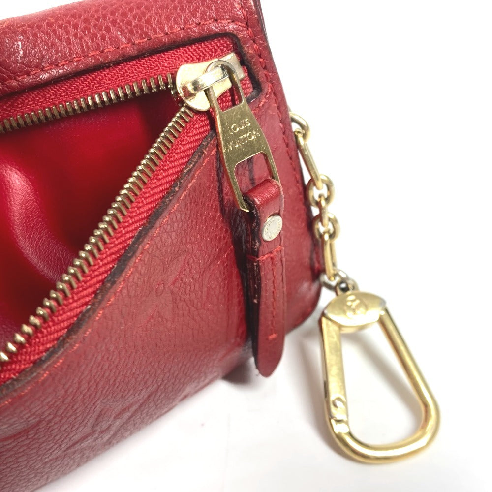 LOUIS VUITTON M60634 モノグラムアンプラント ポシェットクレ 財布 小銭入れ キーリング付き コインケース モノグラムアンプラントレザー レディース スリーズ レッド - brandshop-reference
