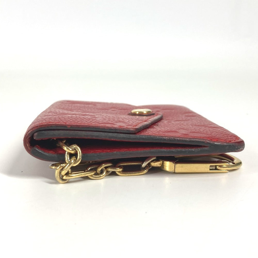 LOUIS VUITTON M60634 モノグラムアンプラント ポシェットクレ 財布 小銭入れ キーリング付き コインケース モノグラムアンプラントレザー レディース スリーズ レッド - brandshop-reference
