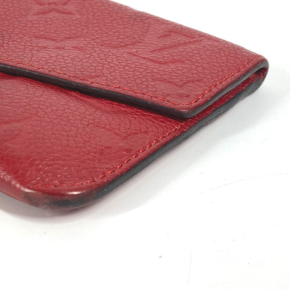 LOUIS VUITTON M60634 モノグラムアンプラント ポシェットクレ 財布 小銭入れ キーリング付き コインケース モノグラムアンプラントレザー レディース スリーズ レッド - brandshop-reference
