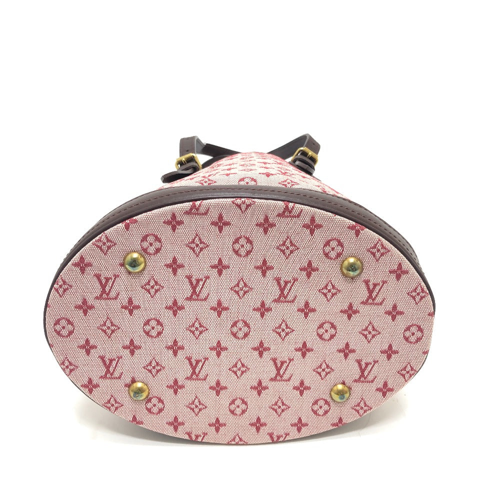LOUIS VUITTON Monogram Mini Bucket PM con bolsa SP Orden Bolso Bolso Bolso Lona/Cuero Señoras Cereza Rosa