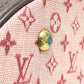 LOUIS VUITTON Monogram Mini Bucket PM con bolsa SP Orden Bolso Bolso Bolso Lona/Cuero Señoras Cereza Rosa