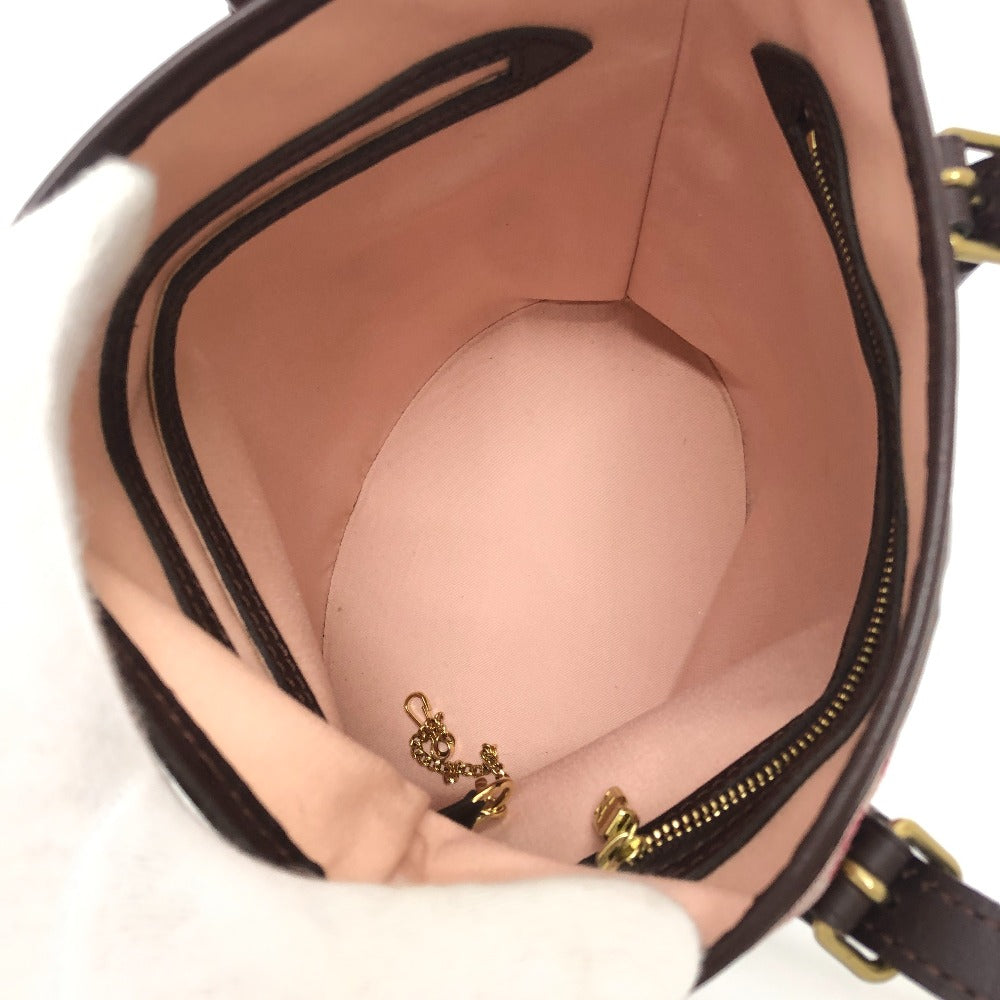 LOUIS VUITTON Monogram Mini Bucket PM con bolsa SP Orden Bolso Bolso Bolso Lona/Cuero Señoras Cereza Rosa