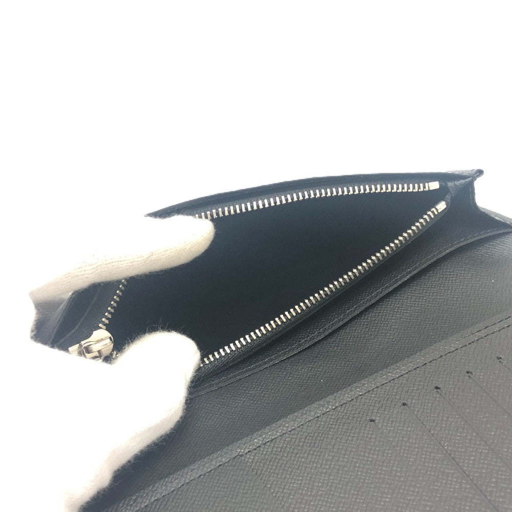 LOUIS VUITTON N62655 Portefeuille Brother Wallet Bifold Wallet Wallet Long Wallet Long Wallet Damier Graphite Canvas Men's Black