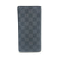 LOUIS VUITTON N62655 Portefeuille Brother Wallet Bifold Wallet Wallet Long Wallet Long Wallet Damier Graphite Canvas Men's Black