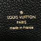 Louis Vuitton M63914 CoUverture Passport NM Passport Cover Passport Passport Case Case Monogram Empreinte Kulit Wanita Hitam